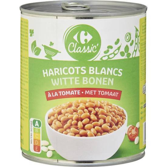 Carrefour Classic' - Haricots blancs à la tomate (800g)