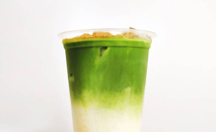 PerfectTed Iced Cinnamon Scroll Matcha Latte