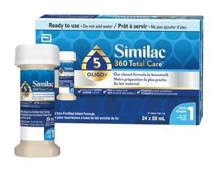 Similac 360 Total Care Step 1 Instant Formula (24 x 59 ml)