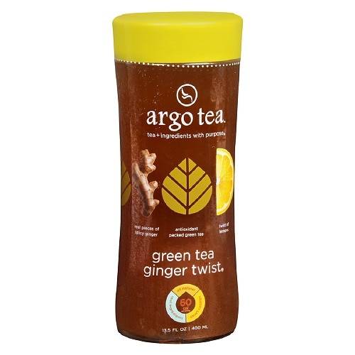 Argo Tea Bottle Green Tea Ginger Twist - 13.5 fl oz