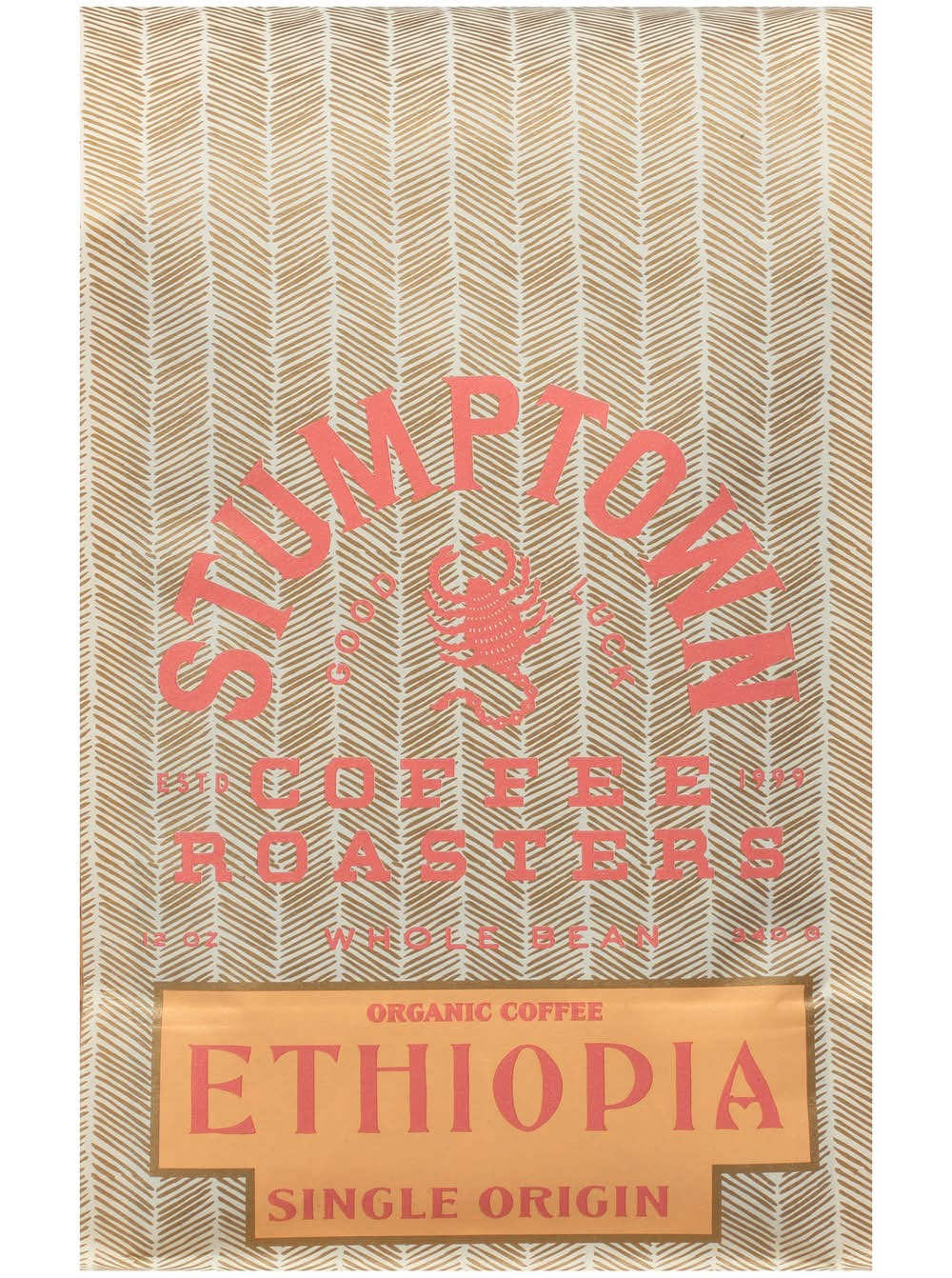 Stumptown Coffee Roasters Organic Ethiopia Origin Whole Coffee (12 oz)
