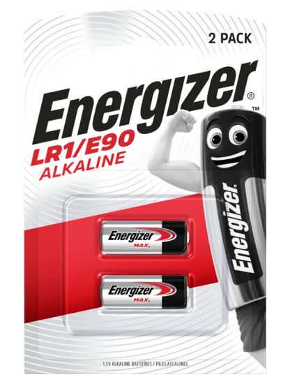 Energizer Speciality Lr1/E90 Alkaline Batteries (2 pack)
