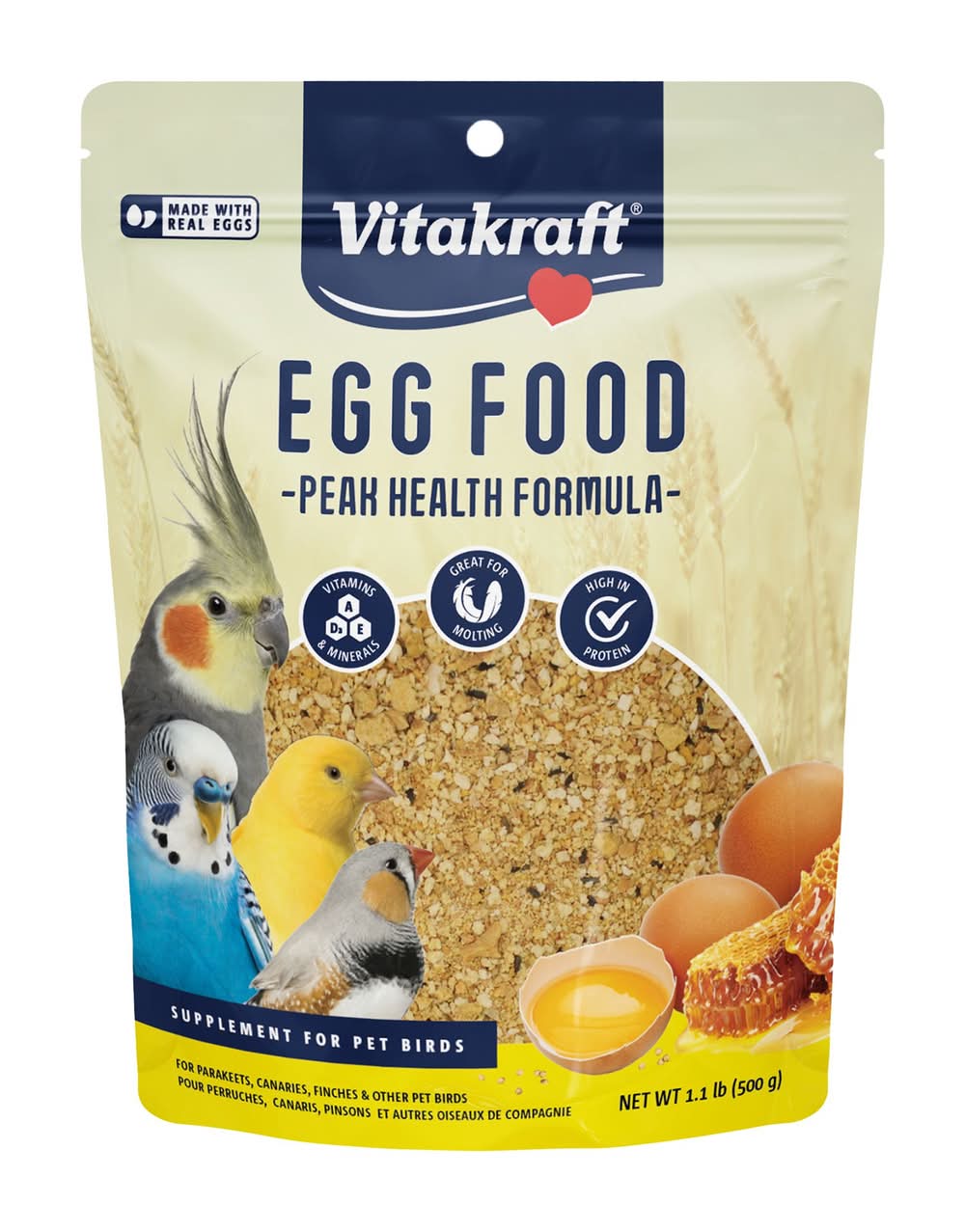 Vitakraft® Egg Food Supplement (Color: Assorted, Size: 1.1 Lb)