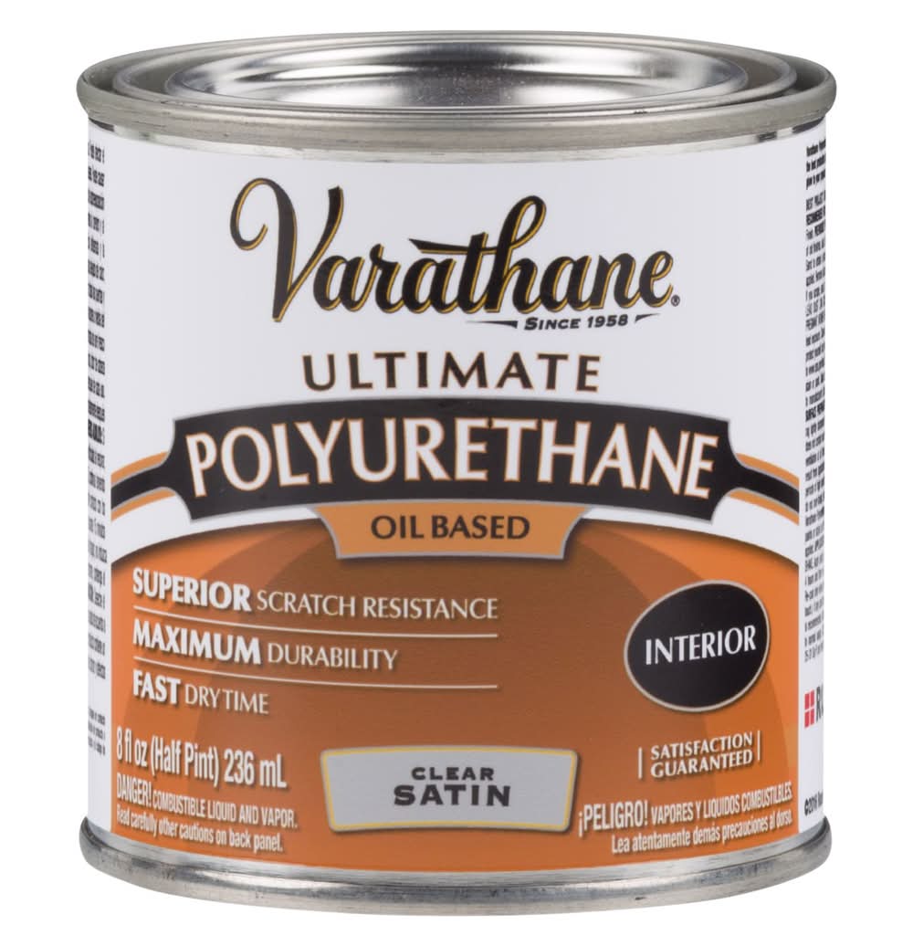 Varathane Premium Satin Clear Oil-Based Polyurethane 0.5 Pt