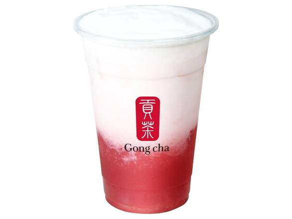 Strawberry Green Tea Latte