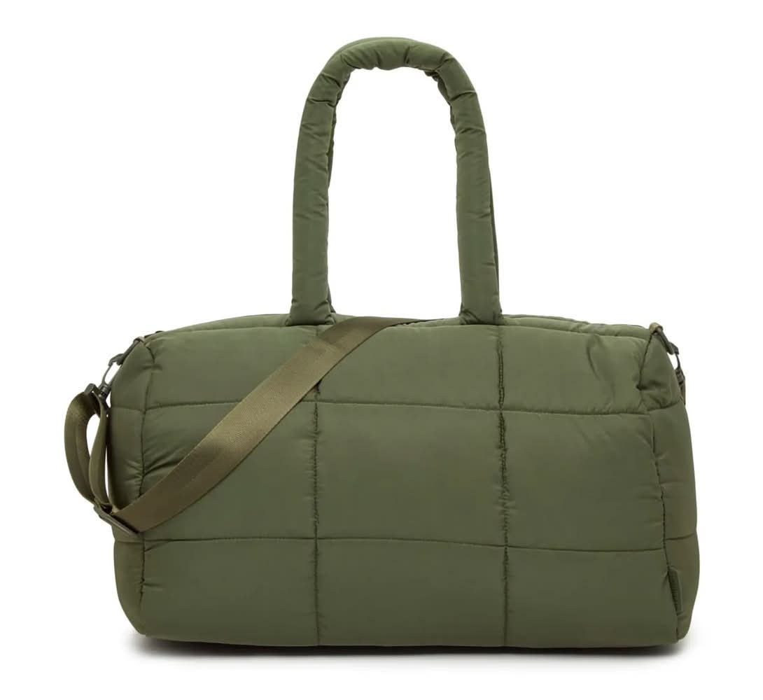 Mytagalongs Cloud Puffer Weekender (Hunter Green One Size)