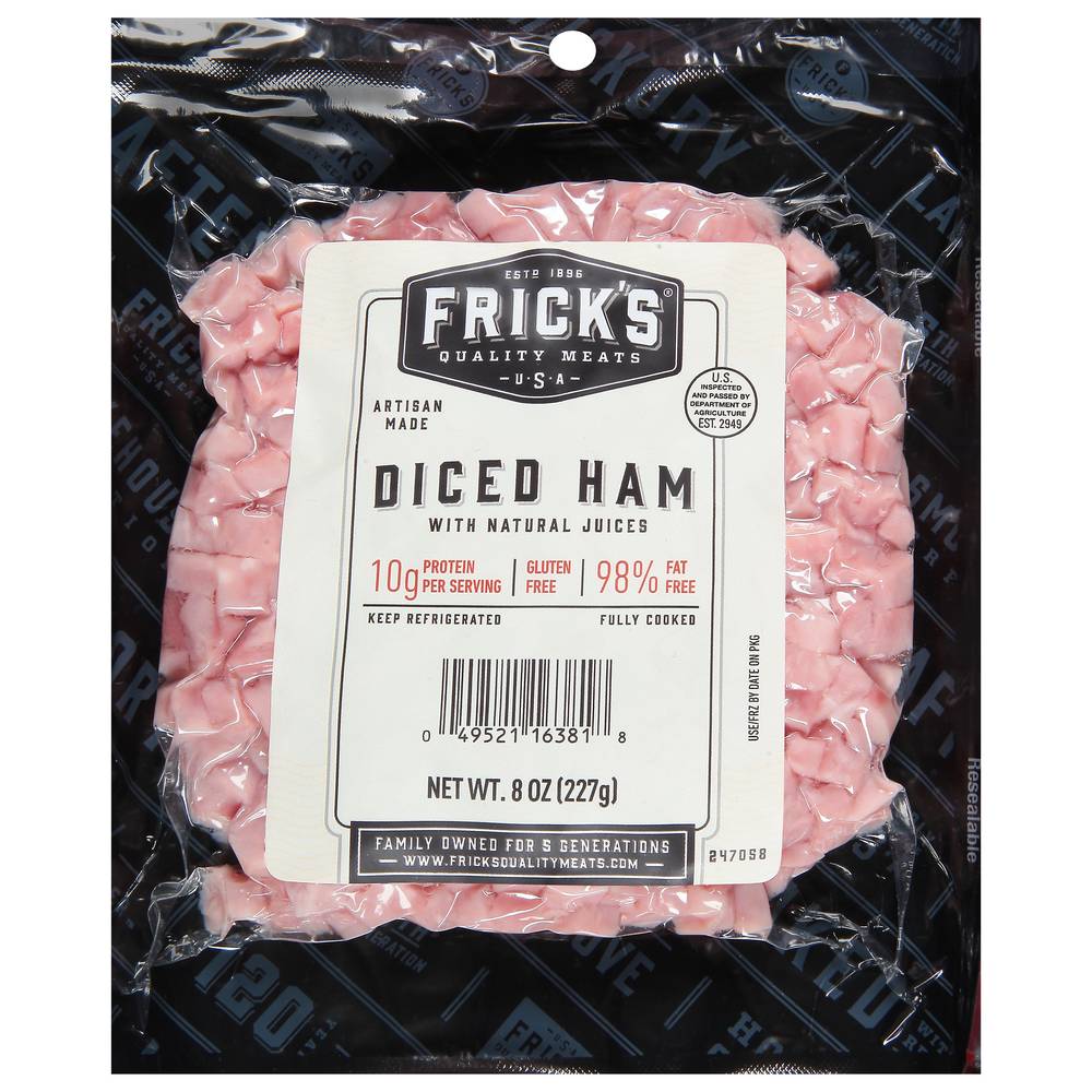 Frick's Artisan Made Diced Ham (8 oz)