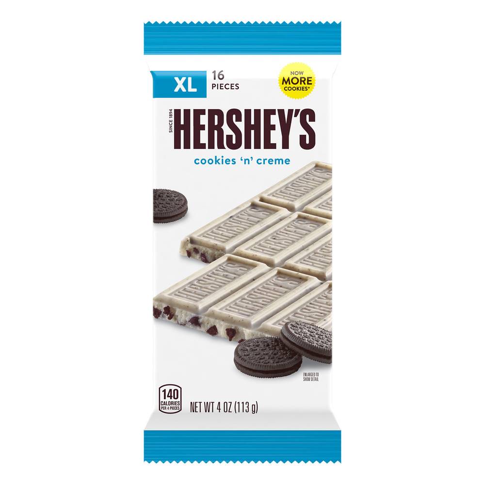 Hershey's Cookies N Creme Extra Large Chocolate Candy Bar