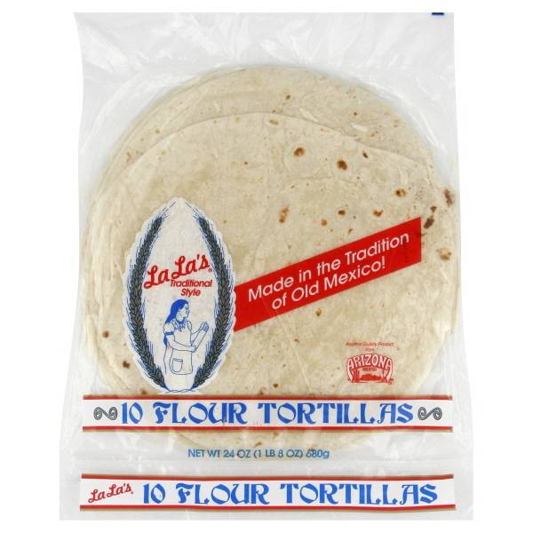 LaLa's Flour Tortillas (1.5 lbs, 10 ct)