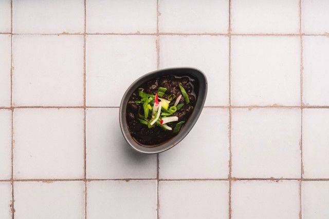 Refried Black Beans (V)