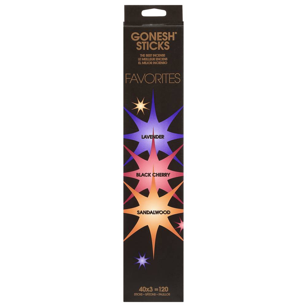 Gonesh Gonesh Top 3 120 Incense Sticks Sa La Ch