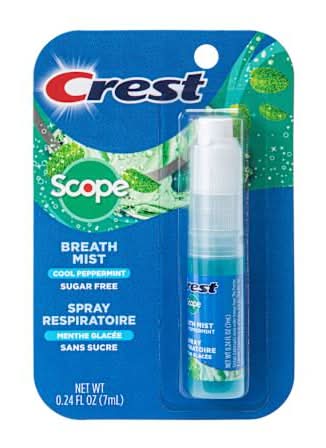 Crest Scope Cool Peppermint Breath Mist 0.24oz Peppermint