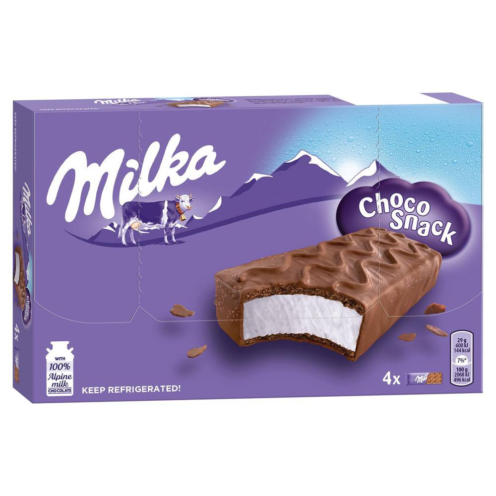 Milka 4 Pack fRESH Milk Snack