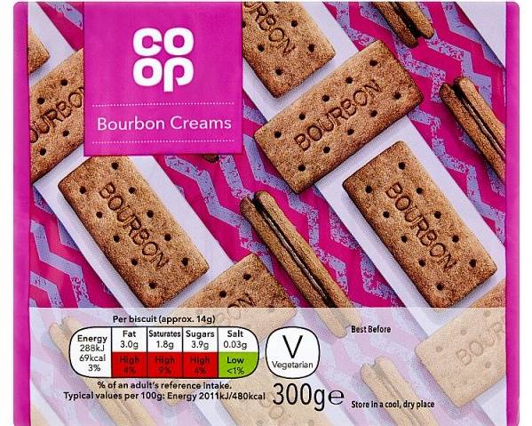 CO OP BOURBO CREAMS 300g