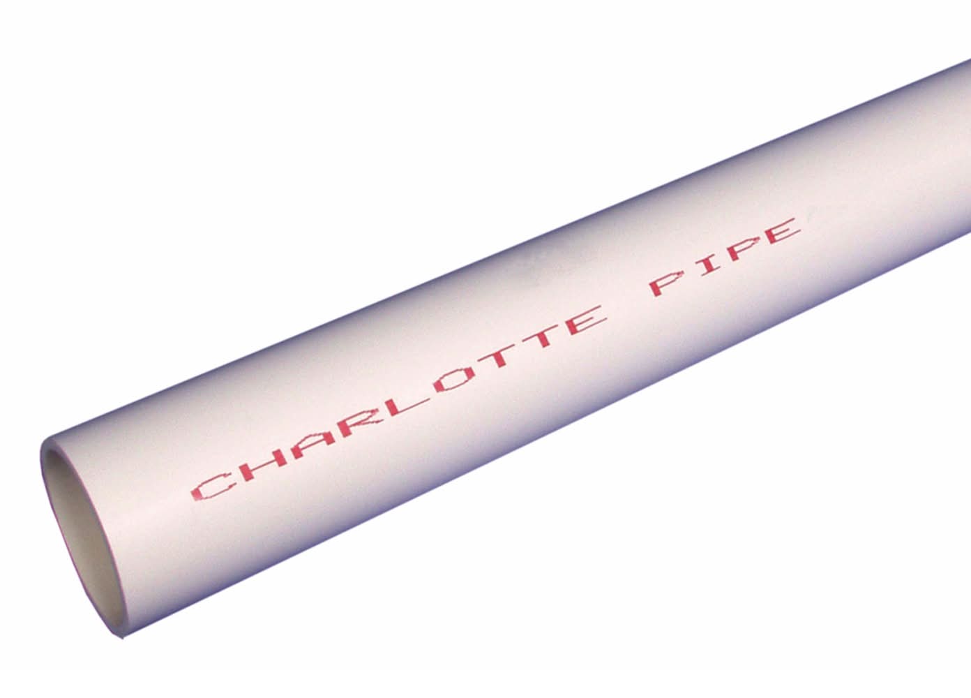 Charlotte Pipe Schedule 40 Pvc Pressure Pipe 3/4 In. D X 10 Ft. L Plain End 480 Psi