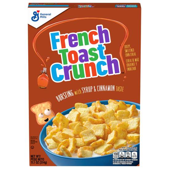French Toast Crunch Cereal Sweetened Corn
