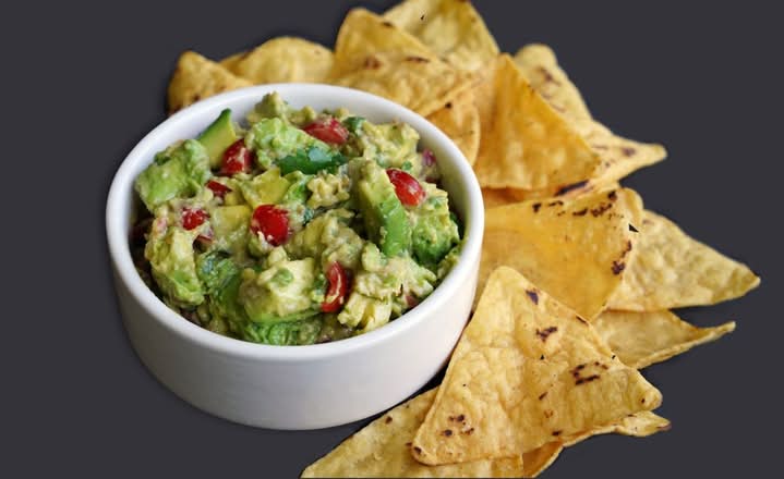 Guacamole and Organic Tortilla Chips