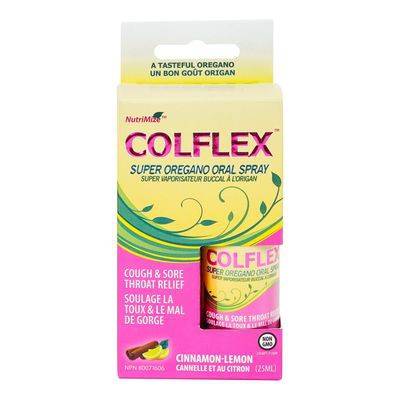 Innotech Cinnamon Flavoured Colflex Super Oregano Oil Spray (25 ml)