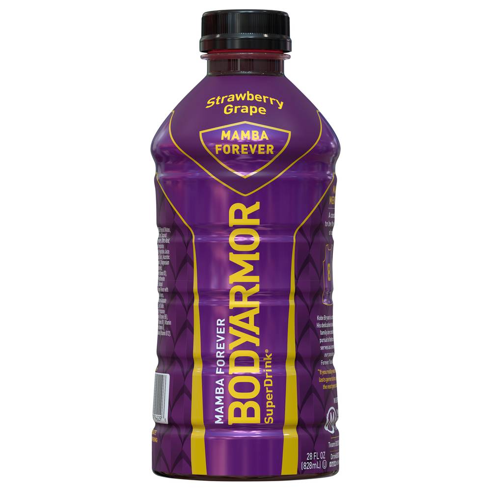 BODYARMOR Mamba Forever Sports Drink, Strawberry-Grape (28 fl oz)