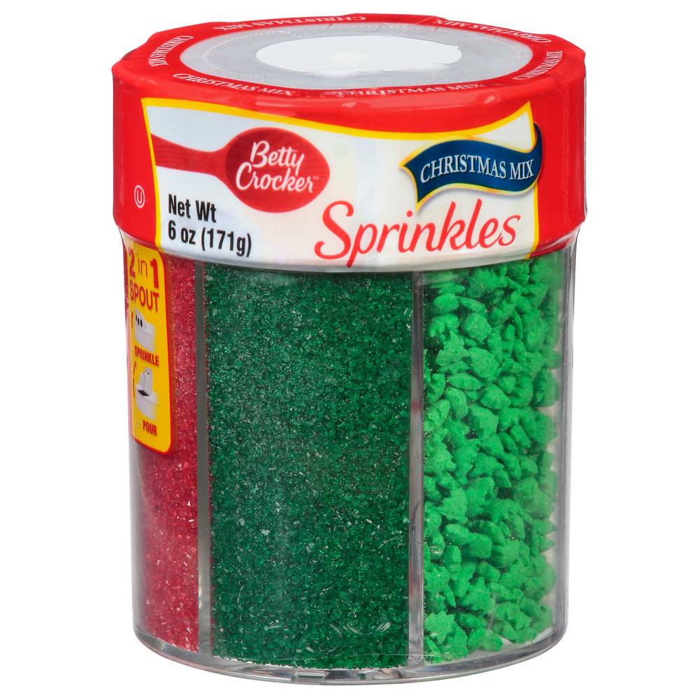 Betty Crocker Christmas Mix Sprinkles (6 oz)