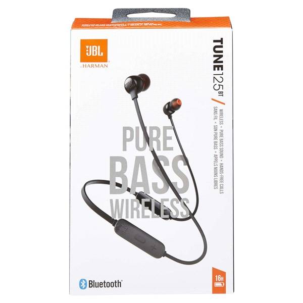 JBL Tune125bt Wireless in Ear Headphone - Black