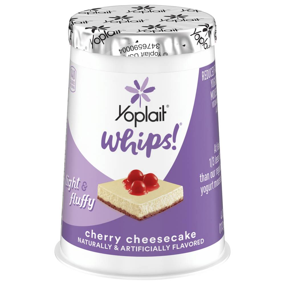 Yoplait Whips! Cherry Cheesecake Yogurt Mousse (4 oz)