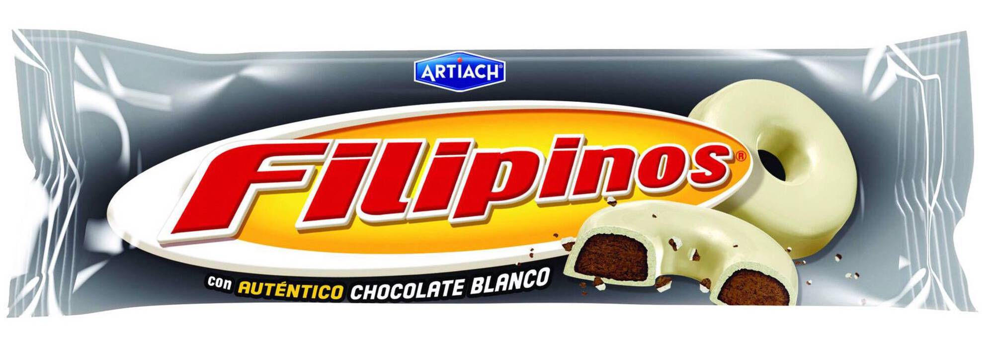BOLACHA FILIPINOS CHOCOLATE BRANCO 128G