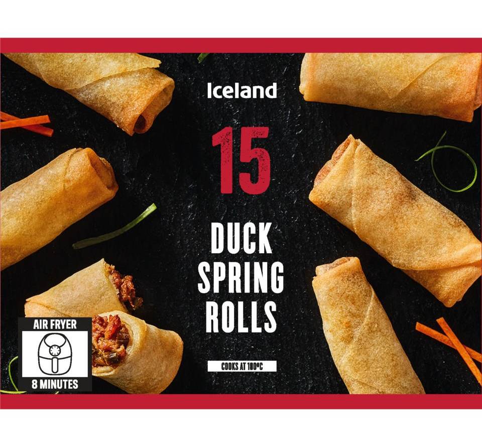 Iceland 15pk Duck Spring Rolls