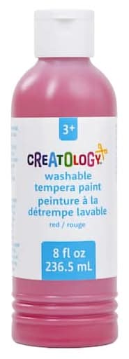 Creatology Washable Tempera Paint, Red (8 fl oz)