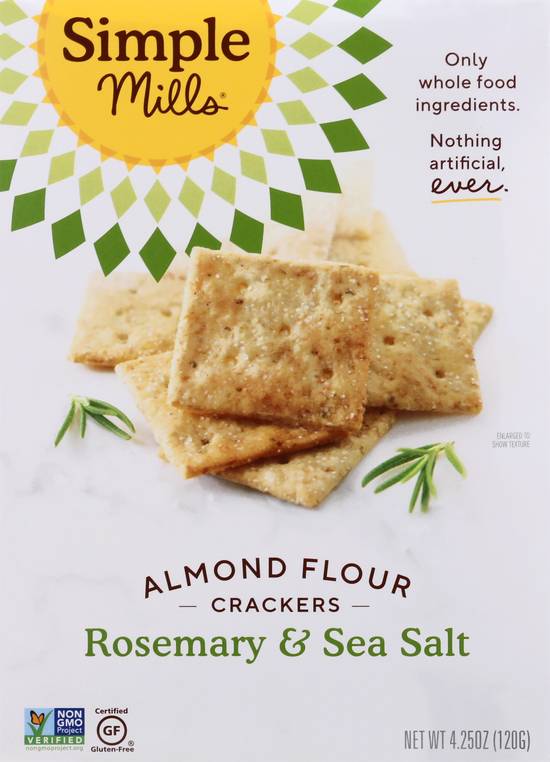 Simple Mills Rosemary and Sea Salt Almond Flour Crackers