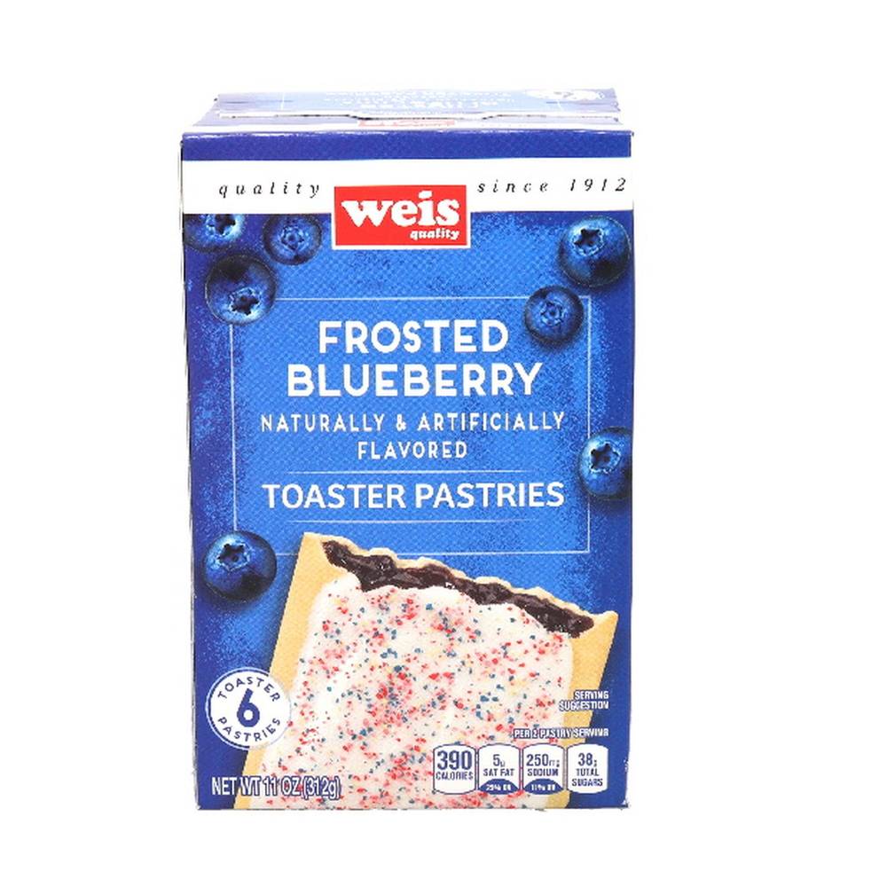 Weis Frosted Toaster Pastries, Blueberry (11 oz, 6 ct)