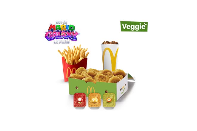 20 VEGGIE McPLANT® NUGGETS SAUCES POWER-UP