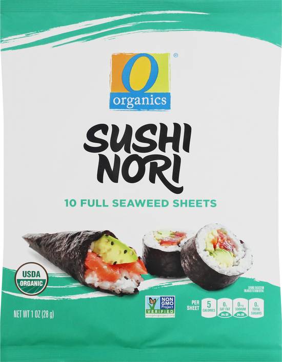 O Organics Sushi Nori Seaweed Sheets (10 ct)