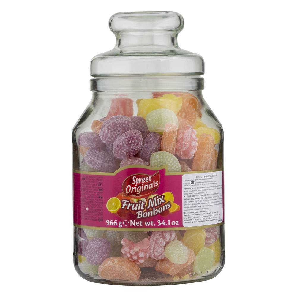 Sweet originals balas sortidas fruit mix (966g)
