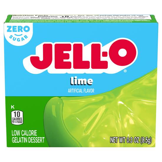 Jell-O Lime Flavor Sugar Free Gelatin Mix