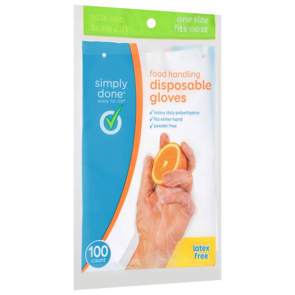 Simply Done Gloves, Disposable, Food Handling