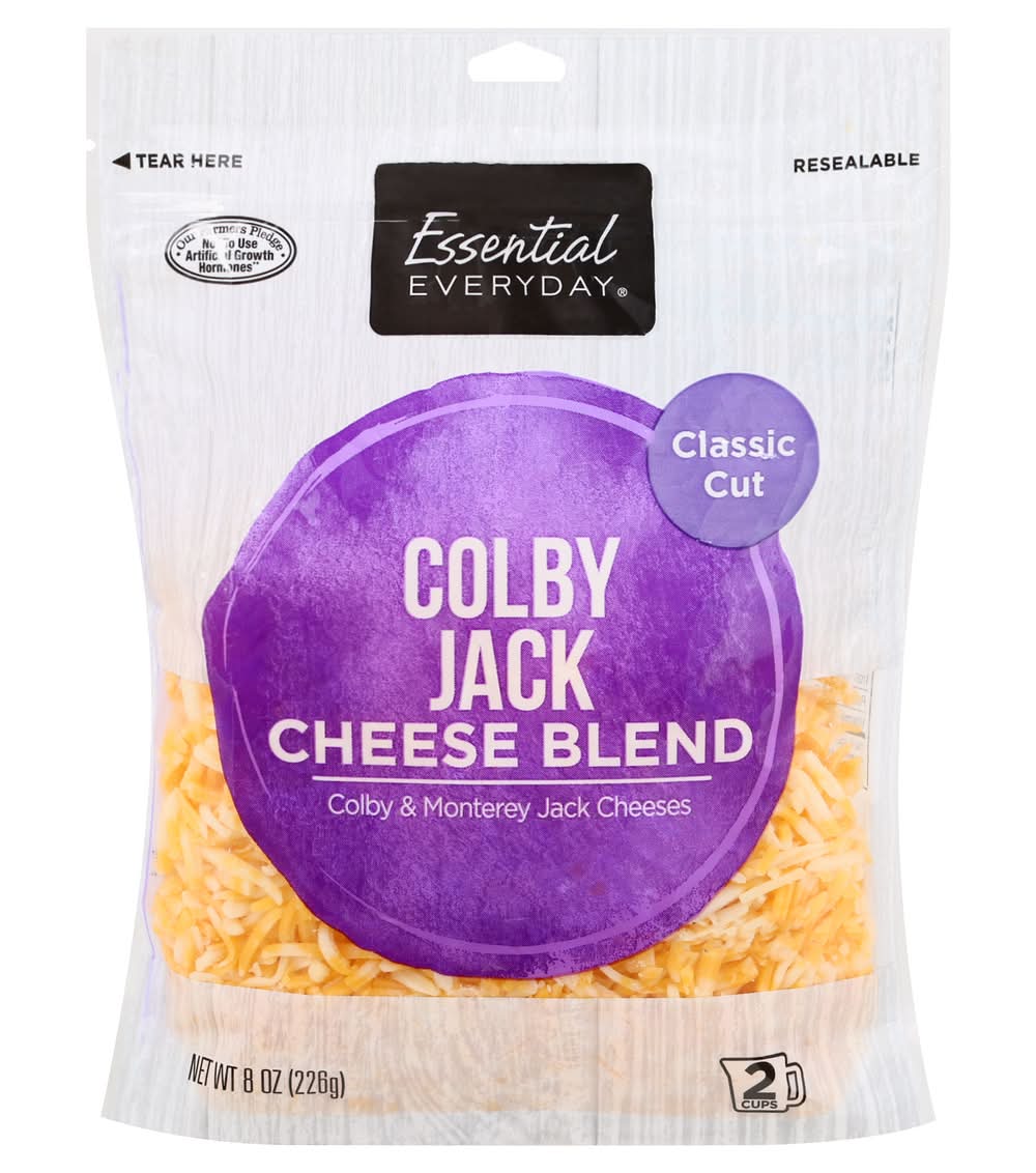 Essential Everyday Classic Cut Colby Jack Cheese Blend (8 oz)