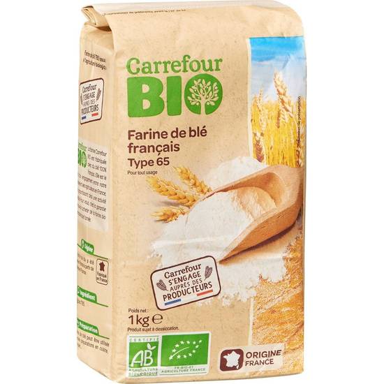 Carrefour Bio - Farine de blé t65