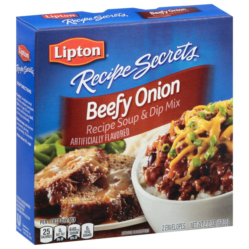 Lipton Recipe Secrets Beefy Onion Soup & Dip Mix (2.2 oz)