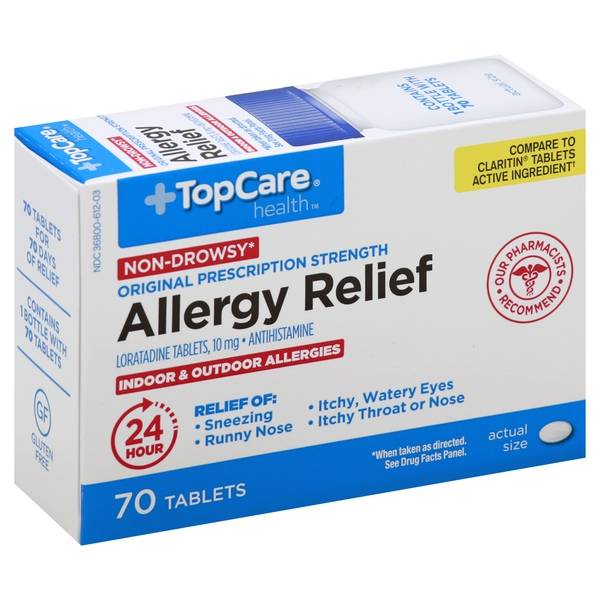 Topcare Allergy Relief 24hr Tablets