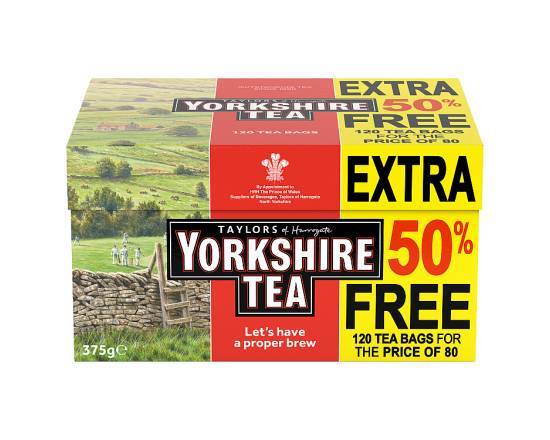 Yorkshire Tea Bags 80S 250G