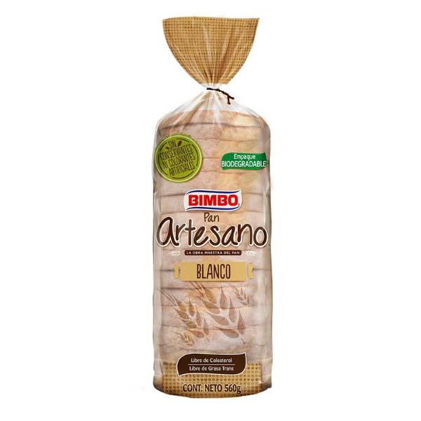 Bimbo Pan Artesano Blanco 600 Gr