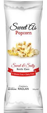 Sweet as Popcorn Sweet & Salty 140g