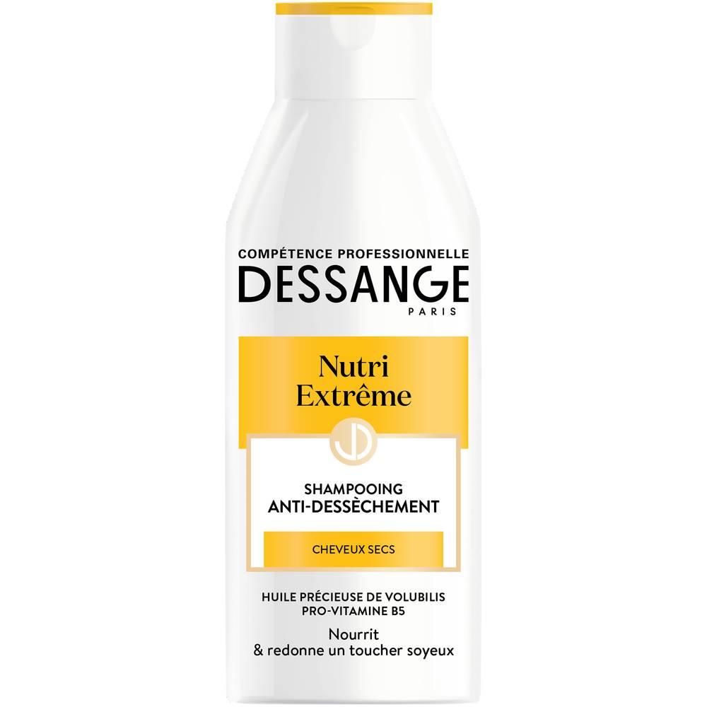 Dessange - Paris nutri extrême shampoing anti déssèchement cheveux secs (250ml)