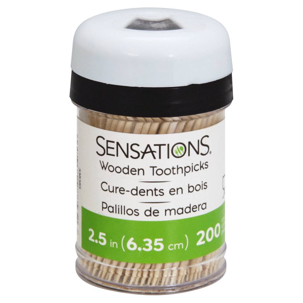 Sensations Wooden Toothpicks (200 ct)