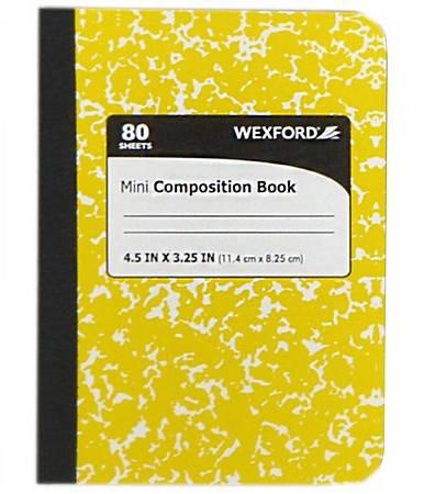 Wexford Mini Composition Book, Yellow