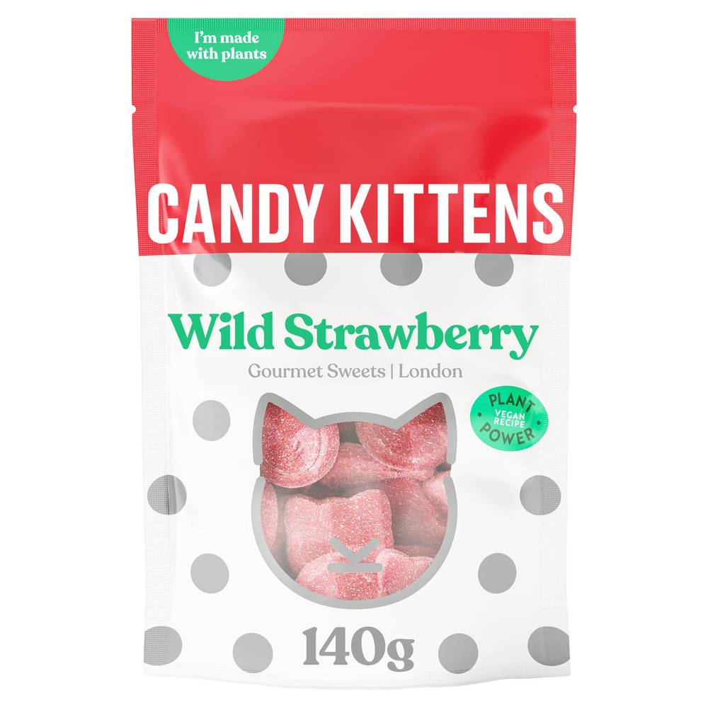 Candy Kittens Wild Strawberry Gourmet Sweets 140g