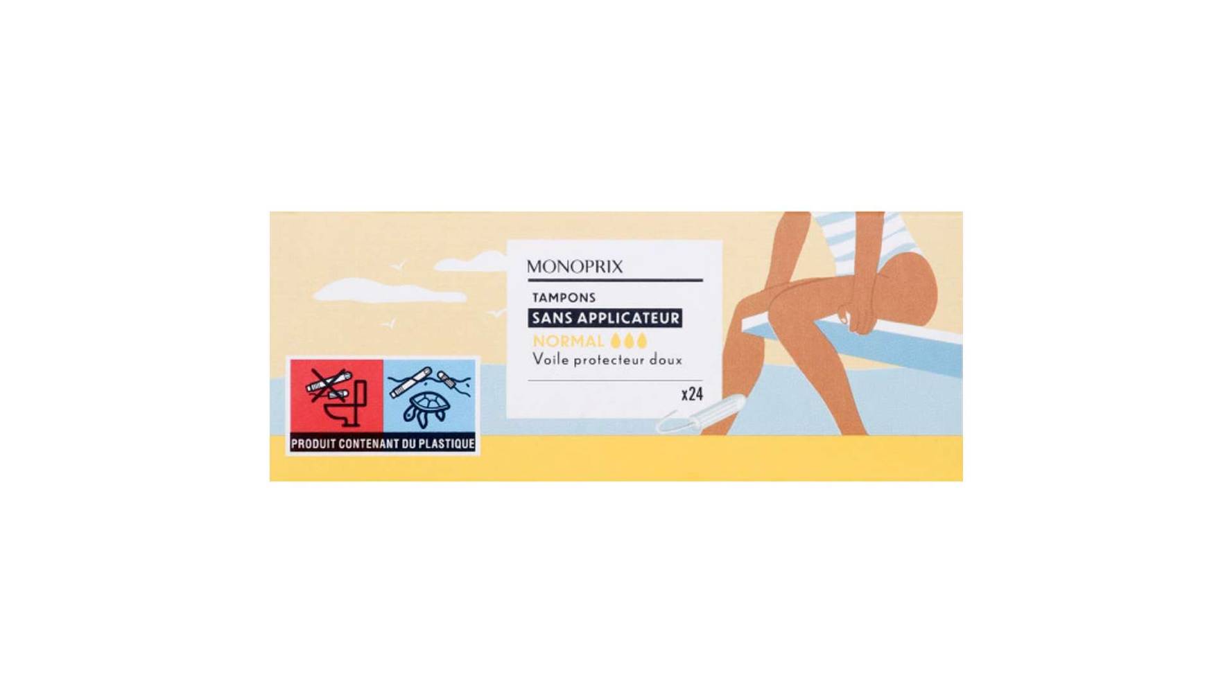 Monoprix - Tampons normal sans applicateur, female (24)