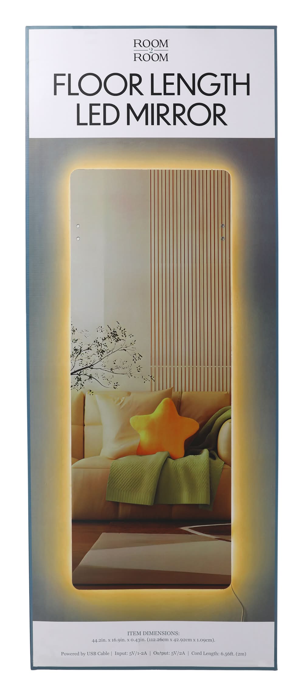 Floor Length LED Mirror