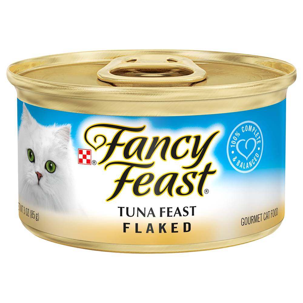 Fancy Feast Tuna Feast Flaked Gourmet Cat Food, Tuna (3 oz)